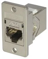 מתאם תקשורת מסוכך לפנל - RJ45 (F) ~ RJ45 (F) - CAT5E