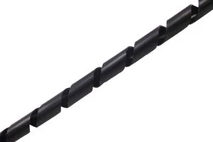 מאגד כבלים (לפלף) שחור - קוטר פנימי 20MM - גליל 10 מטר
