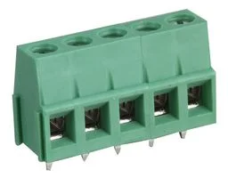 טרמינל בלוק למעגל מודפס - 5 מגעים - 5.08MM PITCH