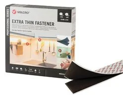 גליל ולקרו דביק שחור - VELCRO ET - HOOK & LOOP 20MM X 25M