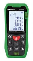 מד טווח לייזר 50m, דיוק ±2mm, צג LCD