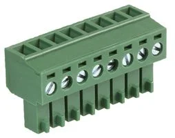 טרמינל בלוק להברגה לכבל - 8 מגעים - 3.81MM PITCH