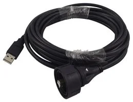 כבל תעשייתי USB - זכר B ← זכר PX0840/B/5M00 - A