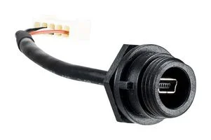 כבל תעשייתי USB - נקבה MINI B ← נקבה PX0443 - MOLEX