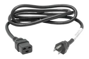 כבל חשמל יצוק - USA ~ IEC C19 - 15A - 125V - 2M