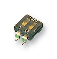 מתג DIP/SIP - 2 מעגלים SPST - 24V 25mA - סלייד SMT