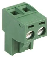 טרמינל בלוק להברגה לכבל - 2 מגעים - 5.08MM PITCH
