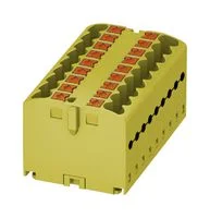 מחבר טרמינל בלוק - PTFIX 18X2,5 YE - 18 POLE , 24A , 500V