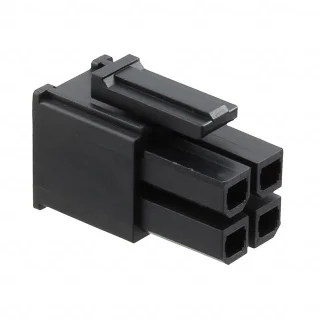 מחבר MOLEX ללחיצה לכבל - סדרת MEGA-FIT - נקבה 8 מגעים