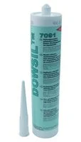 משחת סיליקון RTV - מזרק 310 מ''ל - DOW CORNING 7091 WHT