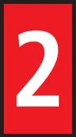 סימוניות ננעצות לכבלים - ספרה 2 - WIC - 8MM x 3MM