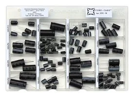 קיט קבלים אלקטרוליטיים - 16 ערכים - 115 יחידות - NOVA CCC-18