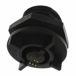 מחבר תעשייתי MINI USB TYPE B - נקבה למעגל מודפס - PX0447