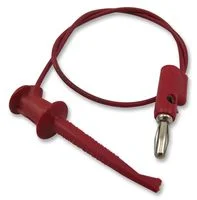 כבל בדיקה - Minigrabber לתקע בננה 4 מ