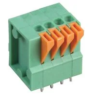 טרמינל בלוק למעגל מודפס - 4 מגעים - 2.54MM PITCH