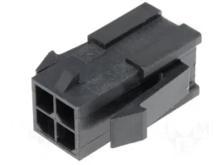 מחבר MOLEX ללחיצה לכבל - סדרת MICRO-FIT - זכר 4 מגעים