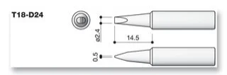 ראש מלחם 2.4mm