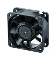 מאוורר צירי DC 12V - מידות 60x60x25mm - ספיקה 23.3CFM