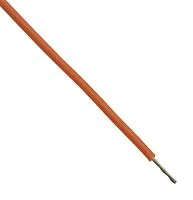 כבל חשמל גמיש לאלקטרוניקה - 24AWG - גליל 305 מטר - בידוד כתום