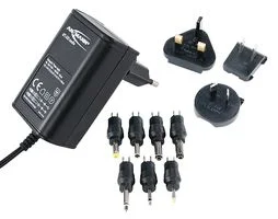 ספק כח ממותג 100-240VAC > 3-12VDC 600MA
