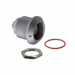 מחבר LEMO - נקבה להלחמה לפנל - 10 מגעים - EGG.2T.310.CLL
