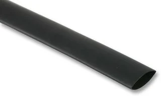 בידוד מתכווץ שחור עם דבק - יחס כיווץ 3:1 - קוטר 12.7MM