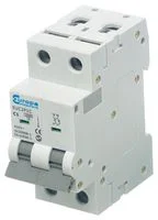 מנתק מעגלים - סדרה 6A , 230VAC , 2 POLE , C CURVE - EUCXP