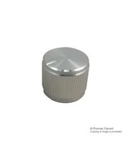 כפתור אלומיניום כסוף - 19MM