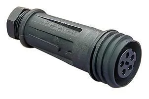 מחבר תעשייתי PX0921 - זכר להברגה לכבל - 5 מגעים