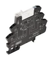 ממסר אלקטרוני עם תושבת לפס דין - 24VAC SPDT 6A