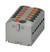 מחבר טרמינל בלוק - PTFIX 6/12X2,5 GY - 13 POLE , 24A , 500V
