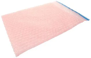 שקיות אחסון ורודות אנטי סטטיות עם בועות - 180X238MM