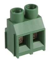 טרמינל בלוק מודולרי למעגל מודפס - 2 מגעים - 7.62MM PITCH