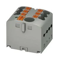 מחבר טרמינל בלוק - PTFIX 6/6X2,5 GY - 7 POLE , 24A , 500V
