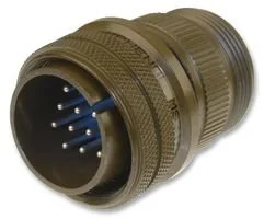 מחבר עגול - תקע ישר, 3 פינים, סדרת MIL-DTL-5015
