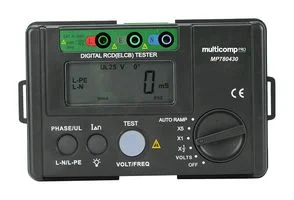 בודק ממסרי פחת (זליגה) - MULTICOMP PRO MP780430