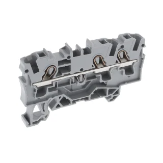 מהדק מסוף - 32A, 4mm², 3 חיבורים - DIN Rail