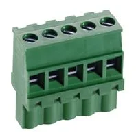 טרמינל בלוק להברגה לכבל - 6 מגעים - 5.08MM PITCH