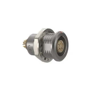 מחבר LEMO - נקבה להלחמה לפנל - 5 מגעים - EGG.0T.305.CLL