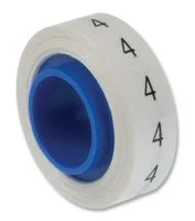 גליל מדבקות סימון לכבלים - ספרה ''4'' - PANDUIT PMDR-4