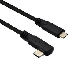 כבל USB Type C ל-Type C זוויתי 1 מטר USB 3.2 E-Marked