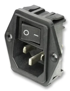 מודול כניסת חשמל AC 15A - מחבר IEC320 - התקנת פלאנג'