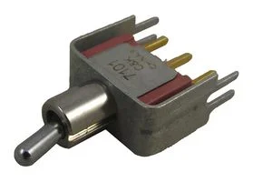 מתג טוגל SPDT On-None-On 5A - התקנת חור