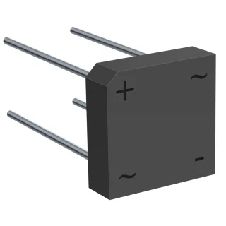 גשר דיודה - 200V 6A