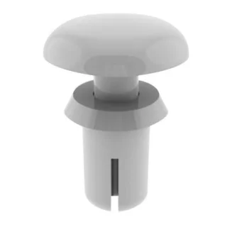 ניטים לבנים מפלסטיק - קוטר חור 3.2MM , עובי פנל 5.0MM ~ 6.0MM