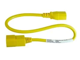 כבל חשמל IEC C14 ל-C13, 2 מטר, 10A, 250V