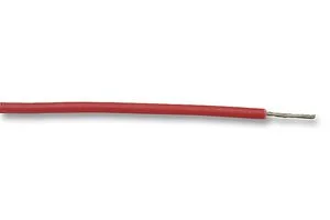 כבל חיבור שזור PVC 18AWG אדום