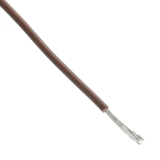 חוט גידים - 26AWG, 300V, חום, 1000FT